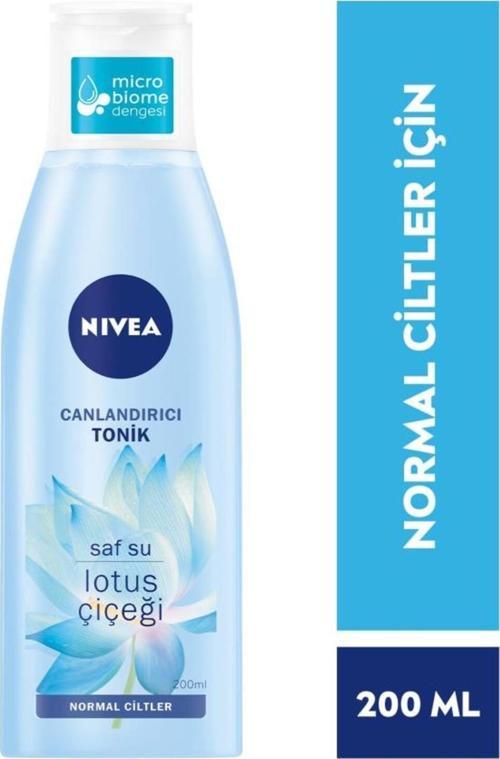Canlandırıcı Tonik 200ml, Arındırıcı, Nemlendirici, Lotus Çiçeği, Cildi Kurutmadan Temizler