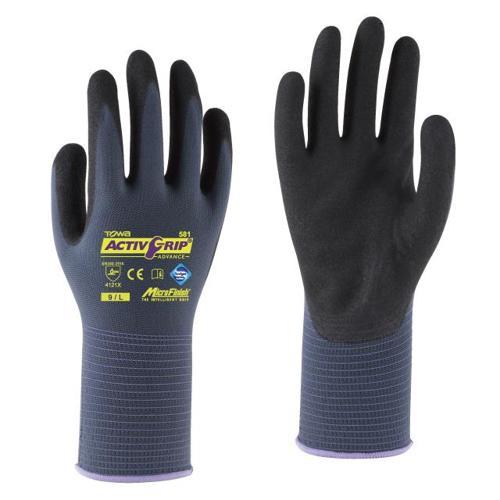 -AG581 ActivGrip™ Advance Nylon Astar Üzerine MicroFinish® Nitril Kaplı İş Eldiveni