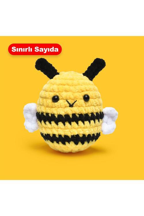 Amigurumi Arı Tığ Kiti, Amigurumi Örgü Seti, Tığ Işi Amigurumi Örgü Oyuncak Seti
