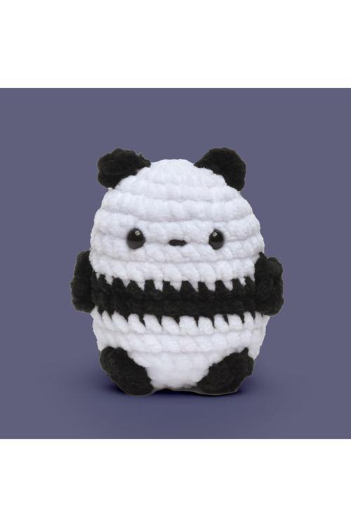Amigurumi Panda Tığ Kiti, Amigurumi Örgü Seti, Tığ Işi Amigurumi Örgü Oyuncak Seti