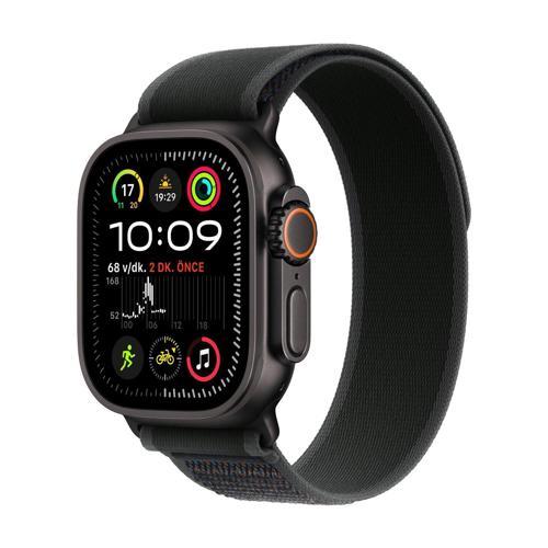 Watch Ultra 2 GPS + Cellular 49mm Siyah Titanyum Kasa Siyah Trail Loop - M/L
