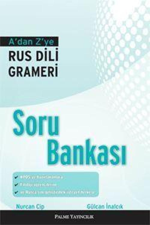 Palme Yayınevi A`Dan Z`Ye Rus Dili Grameri Soru Bankası