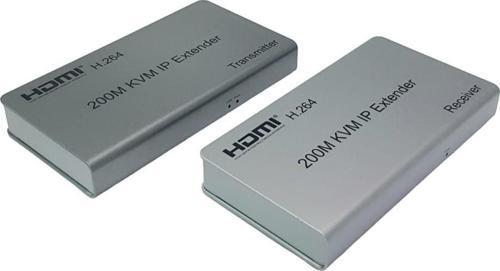 200Metre HDMI+USB+IR To Cat6 KVM Extender
