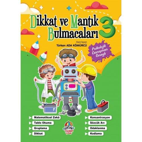Yağmur Çocuk Yyg Dikkat ve Mantık Bulmacaları - 3