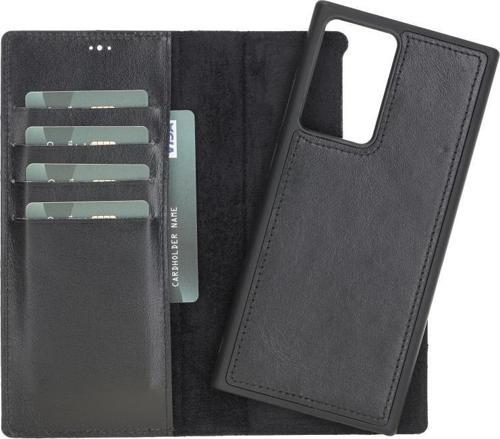 Samsung Galaxy Note 20 Plus Uyumlu Deri Cüzdanlı Kılıf RST1