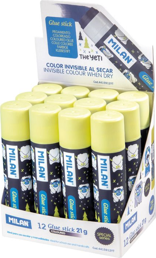 MILAN 4415912YT THE YETI MAVİ STICK YAPIŞTIRICI 21GR - 12 Lİ