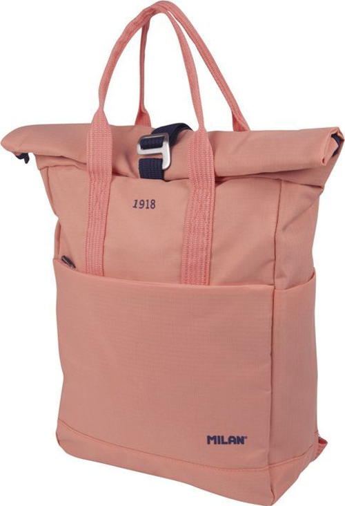 MILAN 624302SNCP 1918 ÜST RULO KAPAMA PEMBE SIRT ÇANTASI