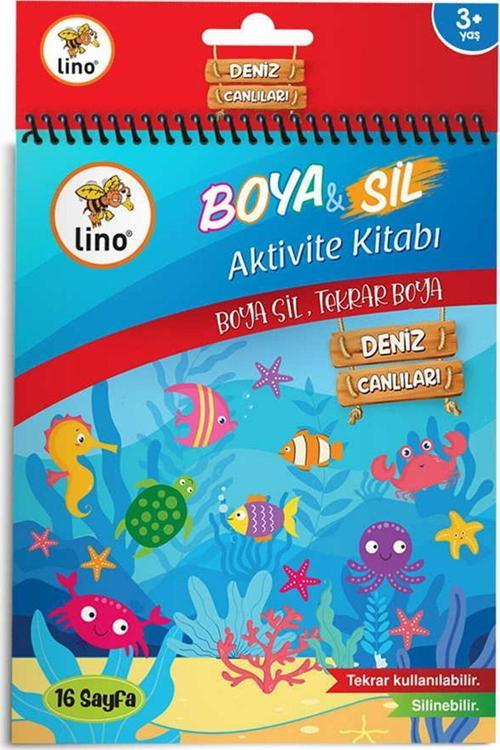 Boyama Kitabı Boya - Sil Aktivite Denizaltı Silinebilir Bs-1002