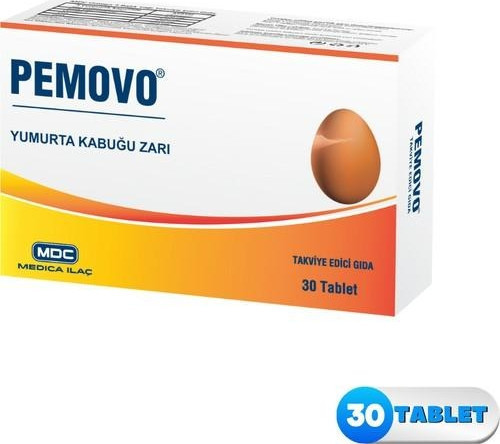Pemovo Yumurta Kabuğu Zarı 30 Tablet