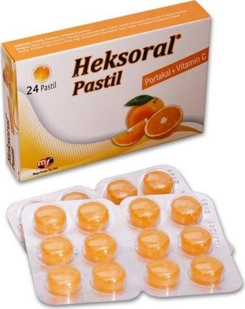 Heksoral Pastil Portakal Vitamin C