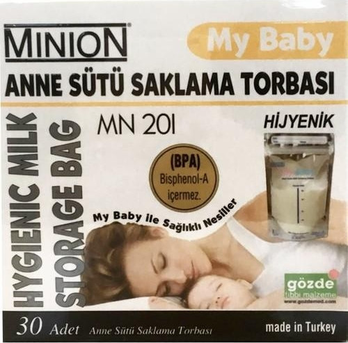 Hijyenik Süt Saklama Poşeti Mn 201 30''lu