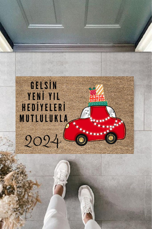 Kapı Önü Paspası Yeni Yıl Konsepti Dijital Baskı Py-175111135