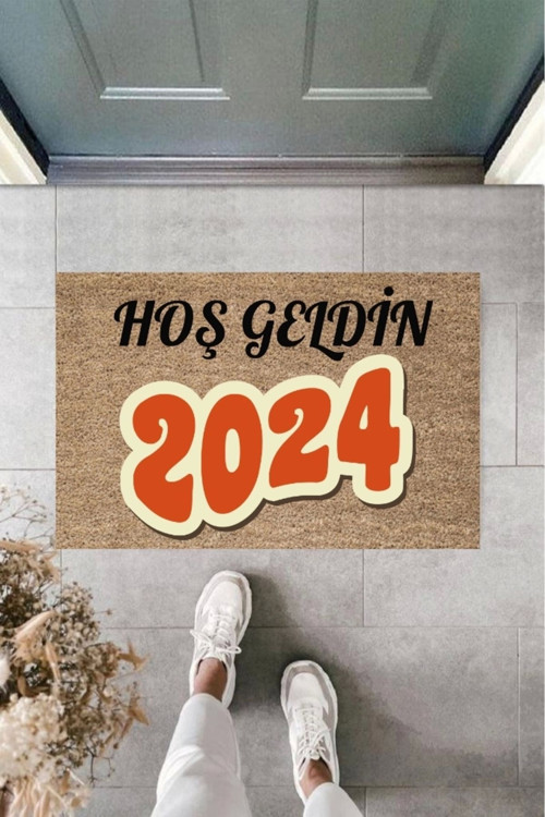 Kapı Önü Paspası Yeni Yıl Konsepti Dijital Baskı Py-175111126