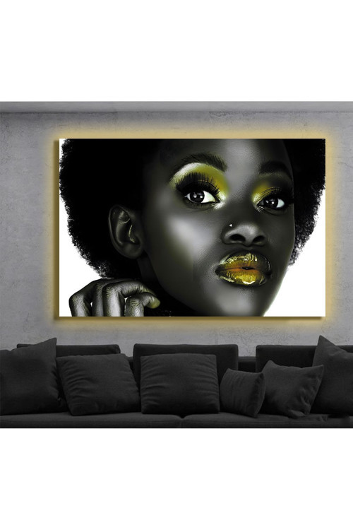 Led Işıklı Kanvas Tablo, 3D Dekoratif Baskılı Tablo Yapay Zeka Destekli Modern Tasarımlar 210