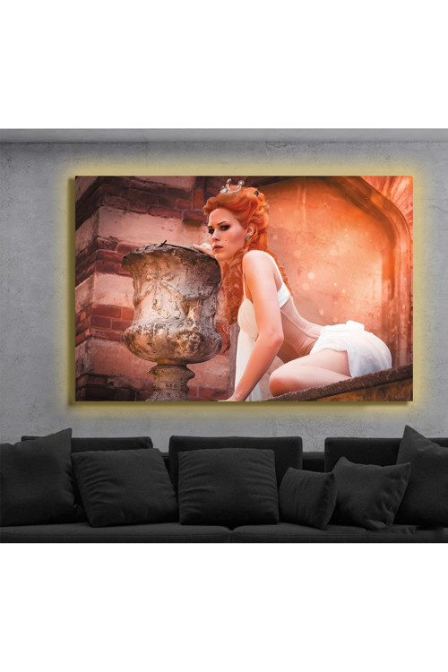 Led Işıklı Kanvas Tablo, 3D Dekoratif Baskılı Tablo Yapay Zeka Destekli Modern Tasarımlar 280