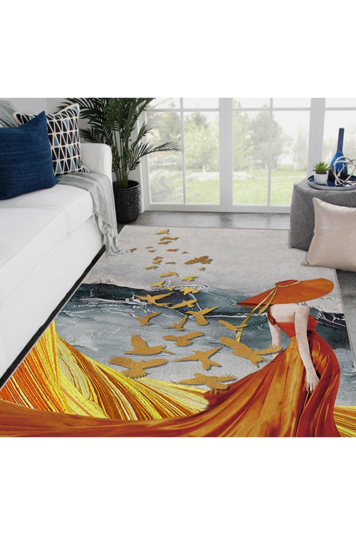 3D Baskılı Halı 38 - 140 X 220