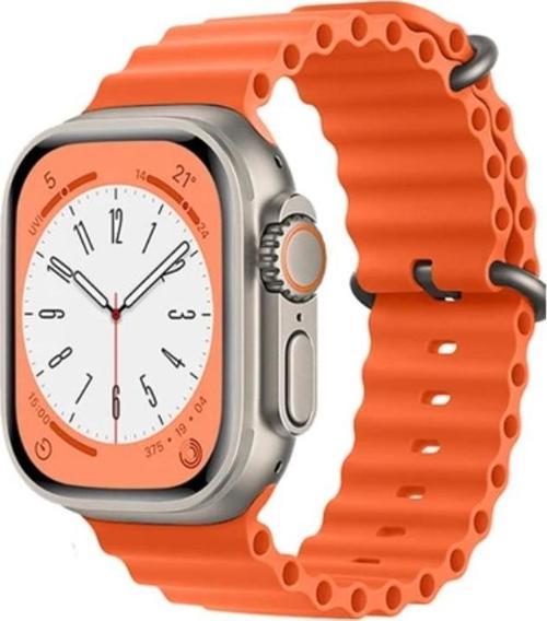 Watch Hk9 Ultra 2 Amoled Ekran Android İos Harmonyos Uyumlu Akıllı Saat Turuncu