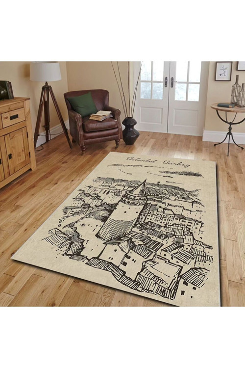 3D Baskılı Halı 126 - 80 X 140