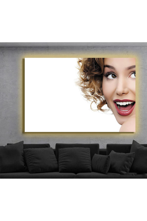 Led Işıklı Kanvas Tablo, 3D Dekoratif Baskılı Tablo Yapay Zeka Destekli Modern Tasarımlar 162