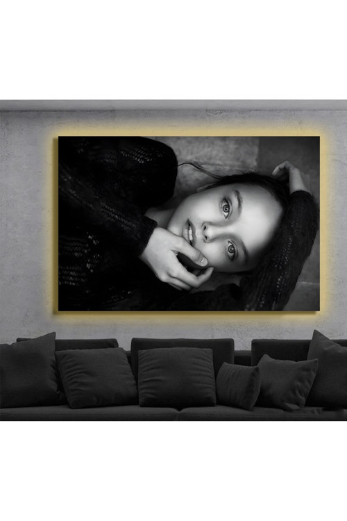 Led Işıklı Kanvas Tablo, 3D Dekoratif Baskılı Tablo Yapay Zeka Destekli Modern Tasarımlar 191