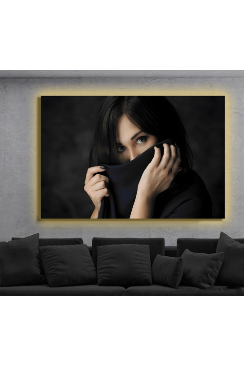 Led Işıklı Kanvas Tablo, 3D Dekoratif Baskılı Tablo Yapay Zeka Destekli Modern Tasarımlar 155