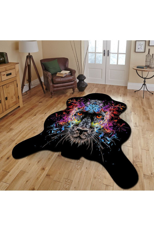 Dekoratif, 3D Baskılı Özel Tasarım, Lazer Kesim, İnce, Kaymaz Taban Halı 97 - 120 X 180