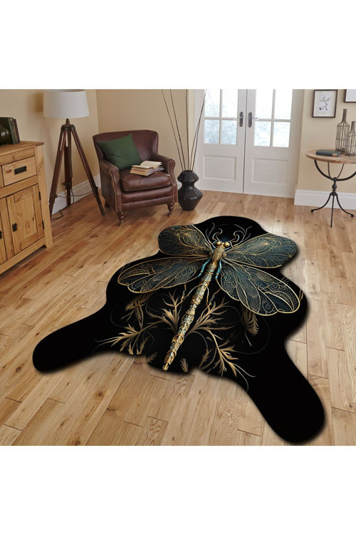 Dekoratif, 3D Baskılı Özel Tasarım, Lazer Kesim, İnce, Kaymaz Taban Halı 94 - 120 X 180
