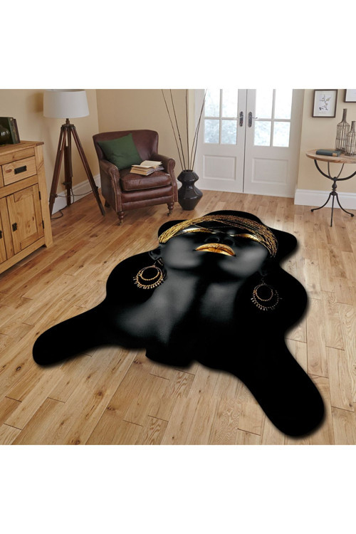 Dekoratif, 3D Baskılı Özel Tasarım, Lazer Kesim, İnce, Kaymaz Taban Halı 114 - 120 X 180
