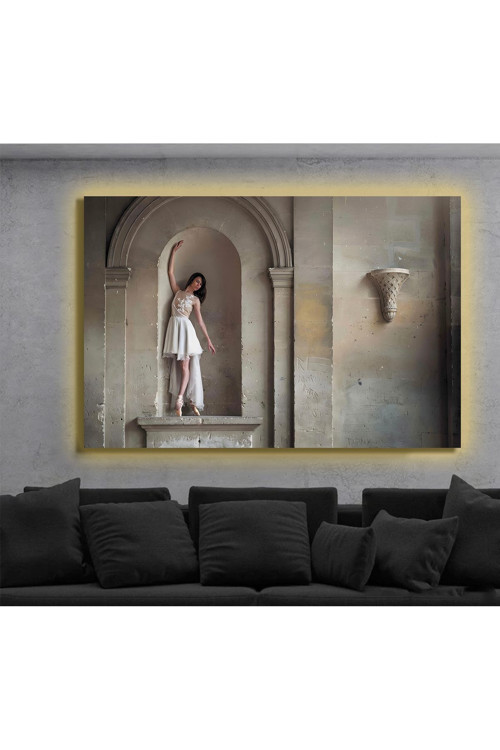 Led Işıklı Kanvas Tablo, 3D Dekoratif Baskılı Tablo Yapay Zeka Destekli Modern Tasarımlar 491