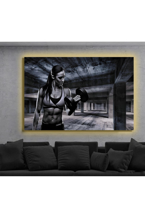 Led Işıklı Kanvas Tablo, 3D Dekoratif Baskılı Tablo Yapay Zeka Destekli Modern Tasarımlar 263