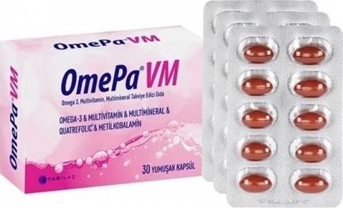 Omepa Vm Takviye Edici Gıda 30 Yumuşak Kapsül