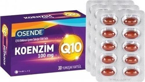 Osende Koenzim 100Mg Q10 30 Yumuşak Kapsül