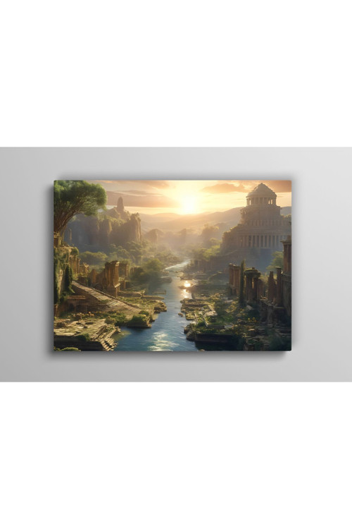 Tarihi Kalıntılar 1 Dekoratif Kanvas Tablo, Duvar Dekoru M0030
