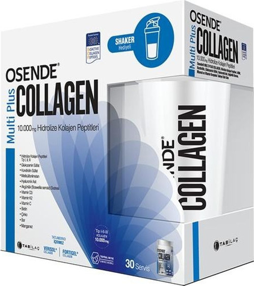 İlaç Osende Multi Plus Collagen 10000 Mg 30 Saşe (Shaker Hediyeli)