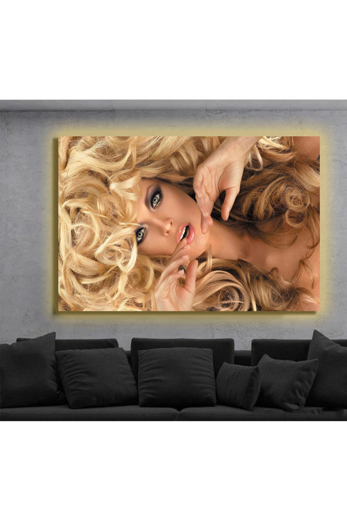 Led Işıklı Kanvas Tablo, 3D Dekoratif Baskılı Tablo Yapay Zeka Destekli Modern Tasarımlar 104