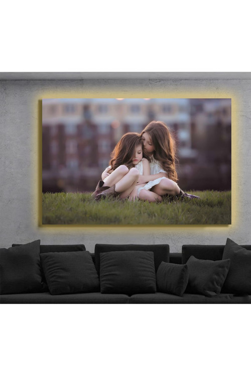 Led Işıklı Kanvas Tablo, 3D Dekoratif Baskılı Tablo Yapay Zeka Destekli Modern Tasarımlar 331