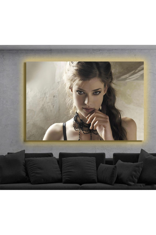 Led Işıklı Kanvas Tablo, 3D Dekoratif Baskılı Tablo Yapay Zeka Destekli Modern Tasarımlar 242