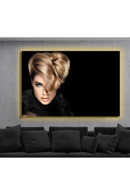Led Işıklı Kanvas Tablo, 3D Dekoratif Baskılı Tablo Yapay Zeka Destekli Modern Tasarımlar 122