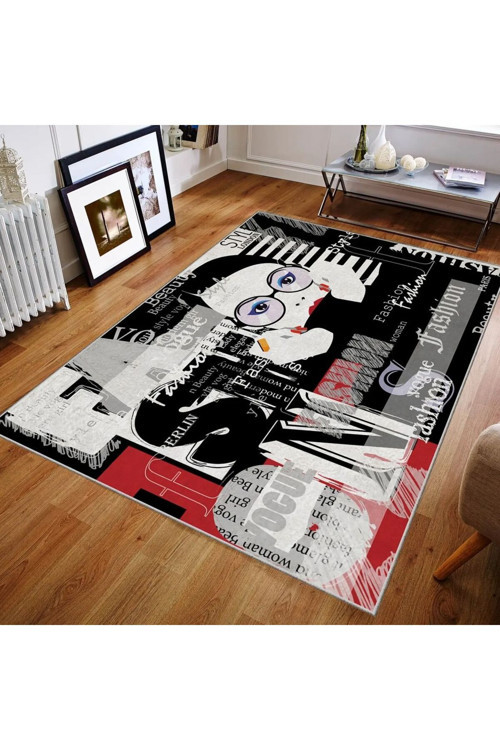 3D Baskılı Halı 381 - 140 X 220