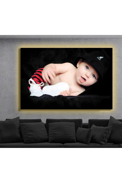 Led Işıklı Kanvas Tablo, 3D Dekoratif Baskılı Tablo Yapay Zeka Destekli Modern Tasarımlar 393