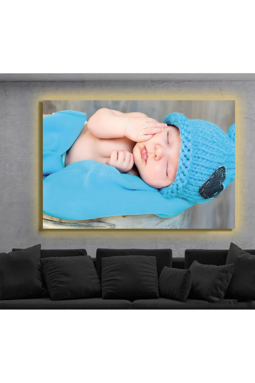 Led Işıklı Kanvas Tablo, 3D Dekoratif Baskılı Tablo Yapay Zeka Destekli Modern Tasarımlar 367