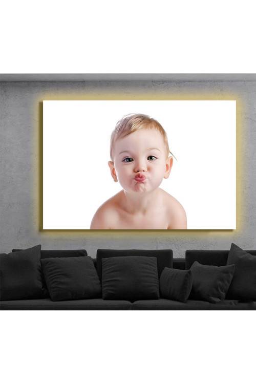 Led Işıklı Kanvas Tablo, 3D Dekoratif Baskılı Tablo Yapay Zeka Destekli Modern Tasarımlar 285