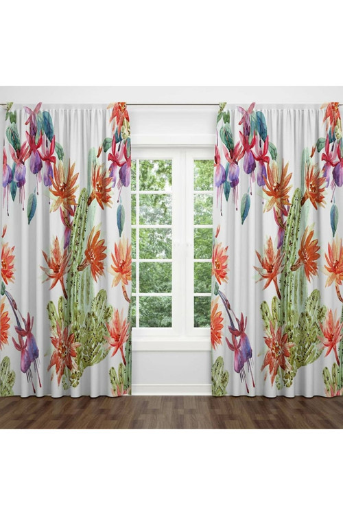 3D Baskılı Fon Perde 221 - 280 X 270
