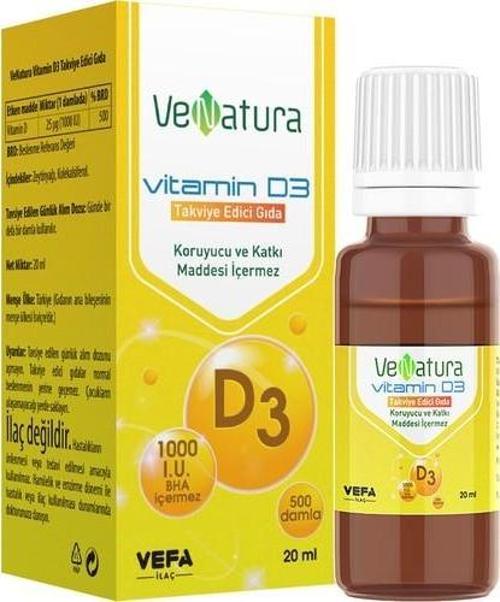 Vitamin D3 Damla 20 Ml