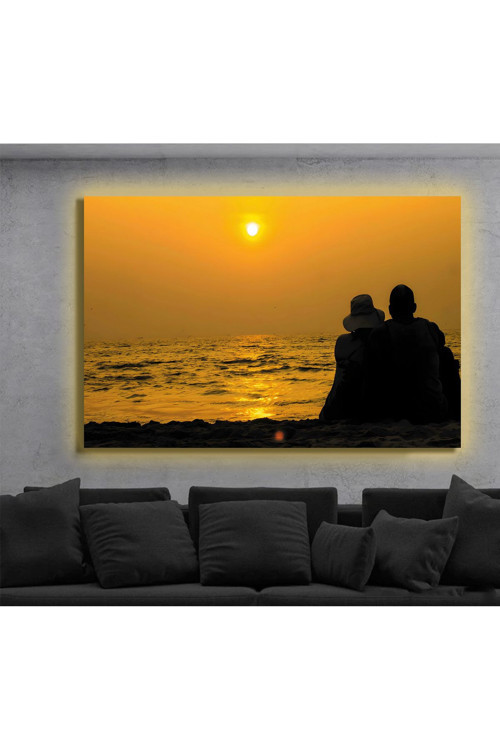 Led Işıklı Kanvas Tablo, 3D Dekoratif Baskılı Tablo Yapay Zeka Destekli Modern Tasarımlar 376
