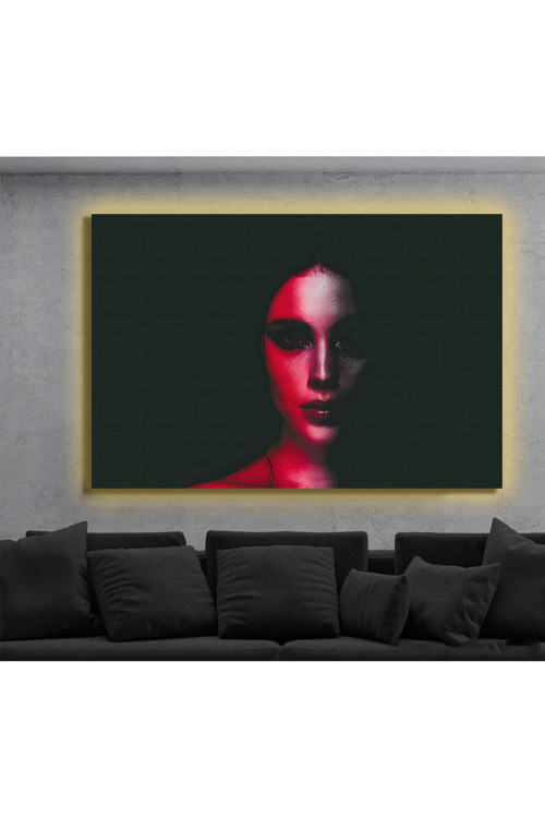 Led Işıklı Kanvas Tablo, 3D Dekoratif Baskılı Tablo Yapay Zeka Destekli Modern Tasarımlar 72