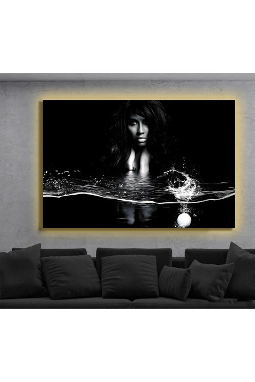 Led Işıklı Kanvas Tablo, 3D Dekoratif Baskılı Tablo Yapay Zeka Destekli Modern Tasarımlar 223