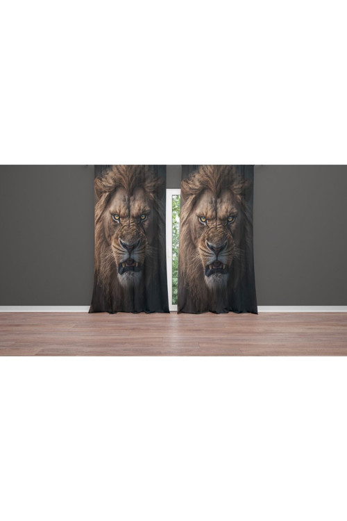 3D Baskılı Fon Perde 673 - 280 X 240