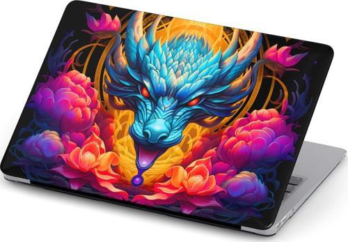 Macbook Air (M1) 13.3 inç A2179-A2337 Kılıf Macflare 13 Sert Koruma Kılıfı Ejderha