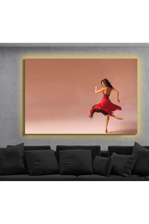 Led Işıklı Kanvas Tablo, 3D Dekoratif Baskılı Tablo Yapay Zeka Destekli Modern Tasarımlar 489